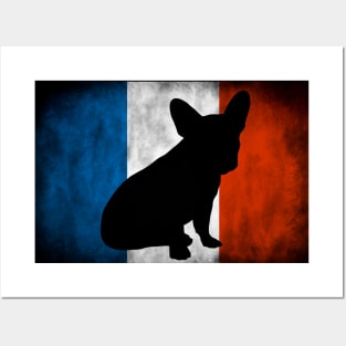 Frenchie Flag Posters and Art